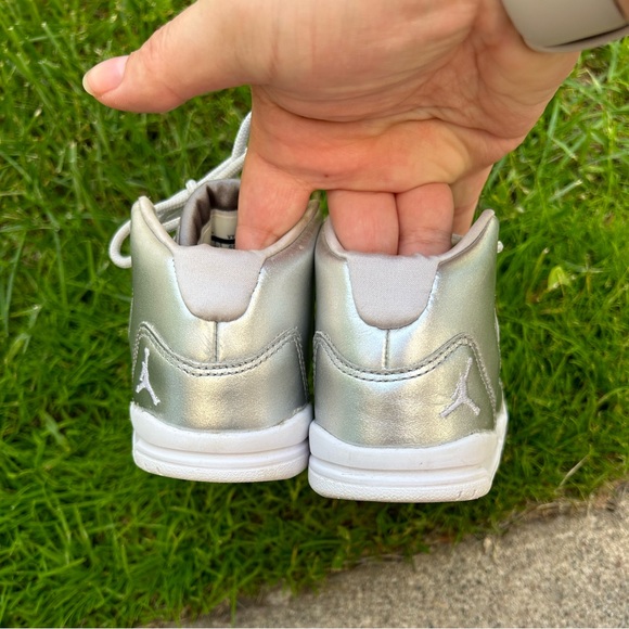 Nike Air Jordan Jordan Max Aura SE Toddler “Silver” Size 7c - Picture 9 of 10